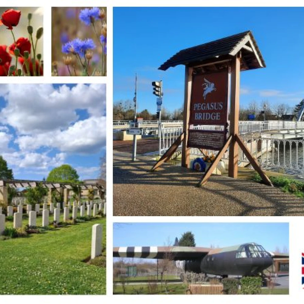 Photo de présentation de Pegasus Bridge et le cimetière britannique de Ranville
